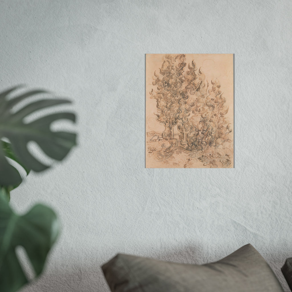 Vincent van Gogh - Cypresses | Fine Art Poster