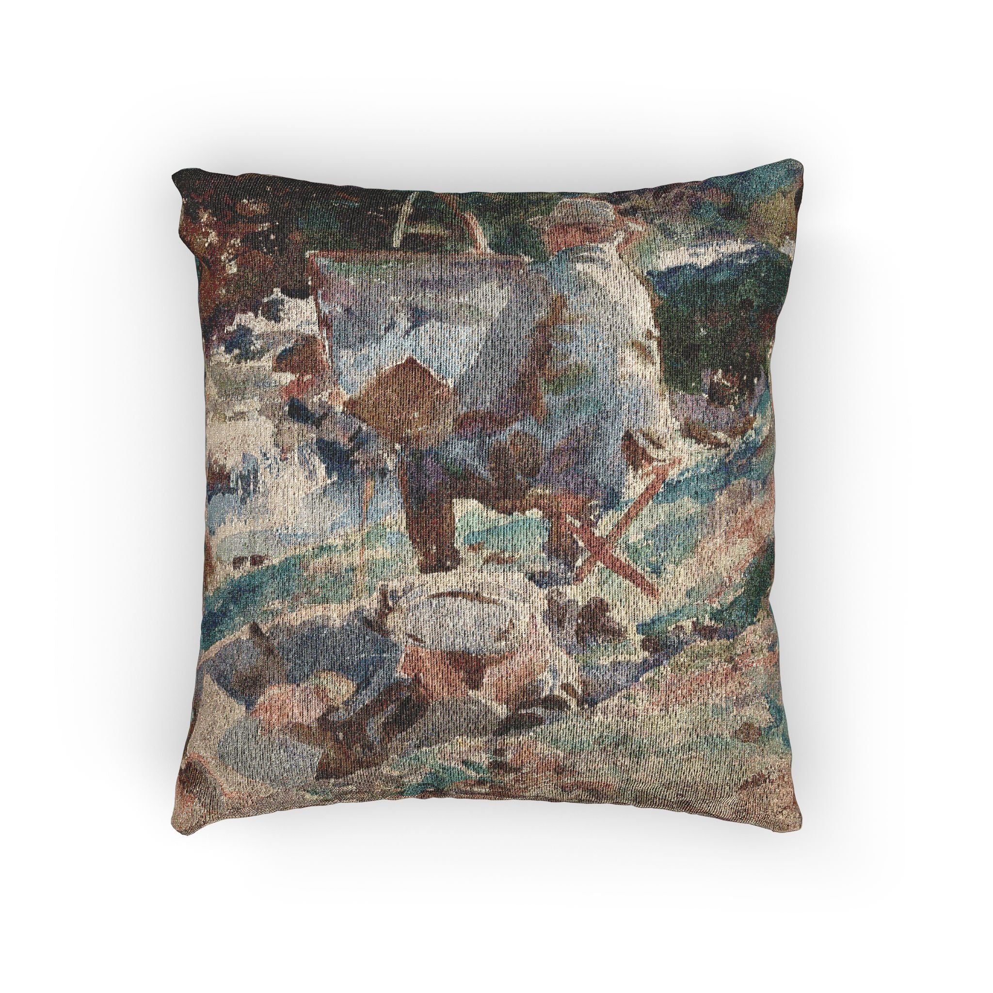 John Singer Sargent - An Artist at His Easel | Woven Pillow
