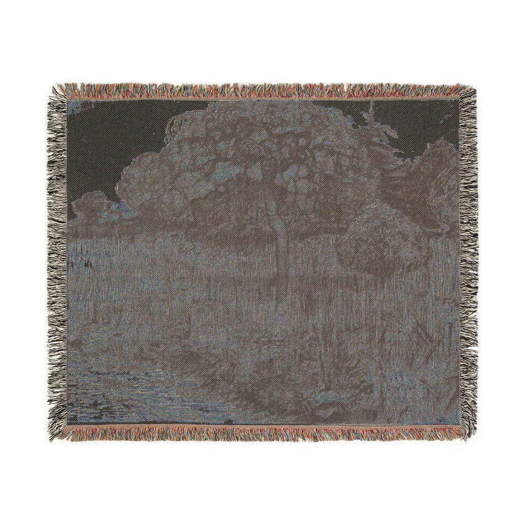 Vincent van Gogh - Weeping Tree | Woven Tapestry Blanket