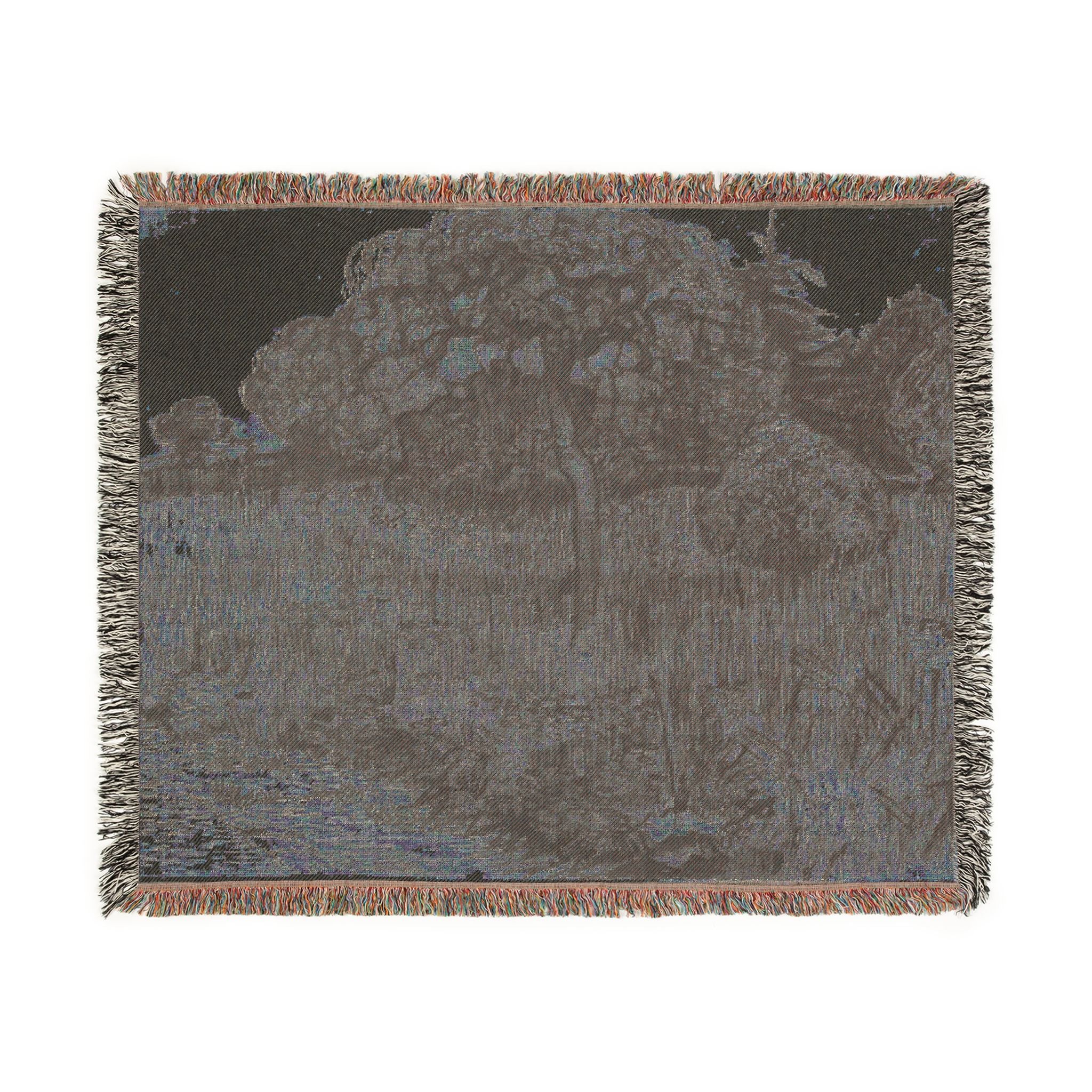 Vincent van Gogh - Weeping Tree | Woven Tapestry Blanket