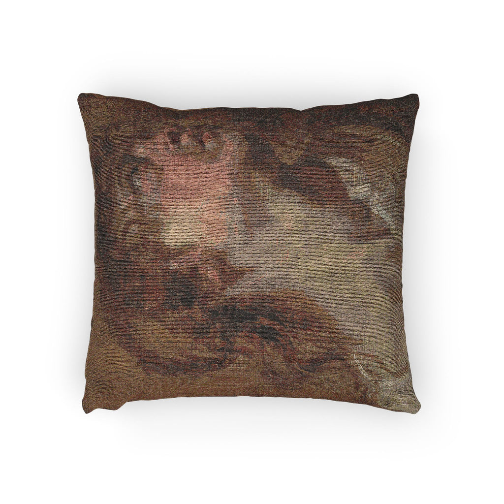 Anthony van Dyck - Head of a Girl | Woven Pillow