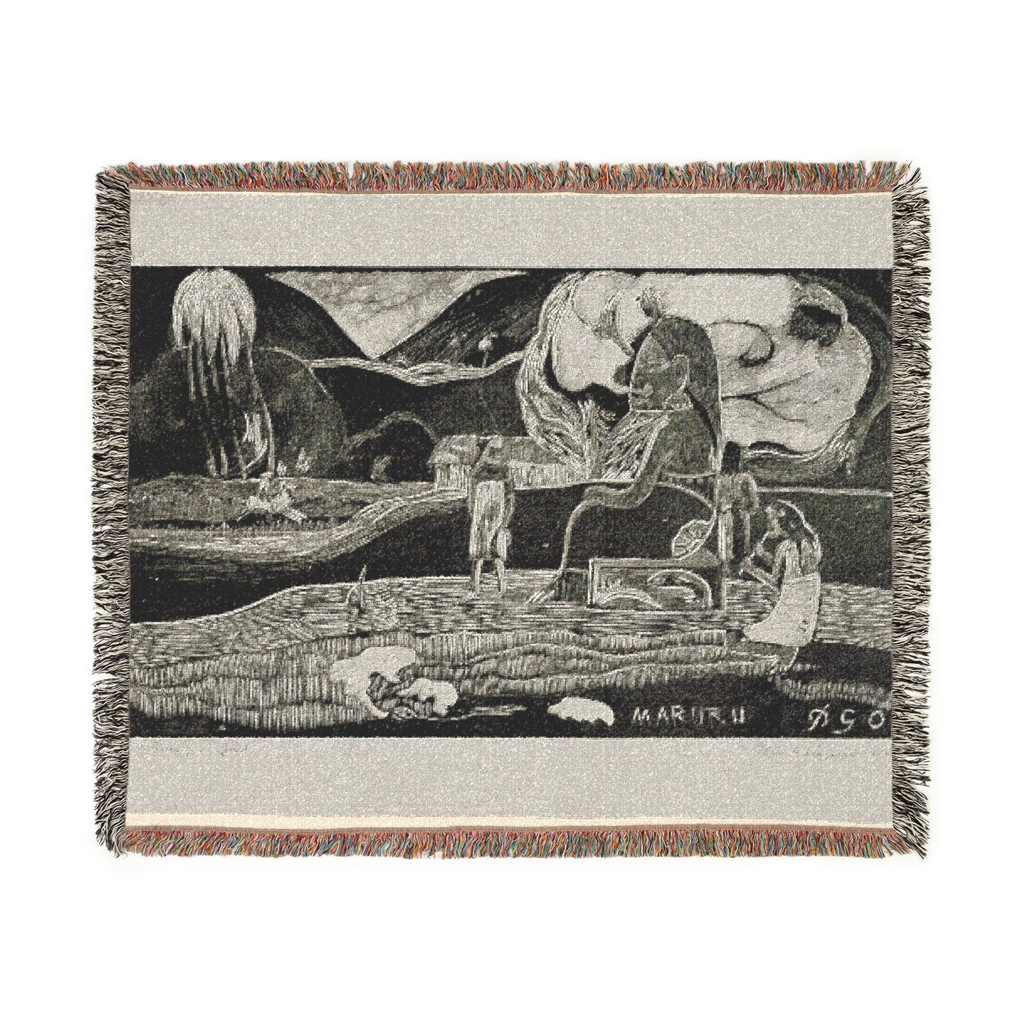 Offerings of Gratitude Paul Gauguin Tapestry Blanket