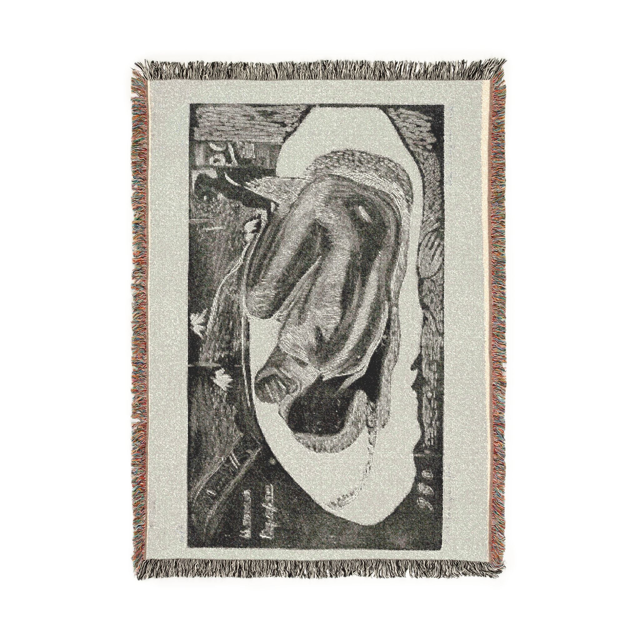 Paul Gauguin - Manao tupapau (She Thinks of the Ghost or The Ghost Thinks of Her), from the Noa Noa Suite | Woven Tapestry Blanket