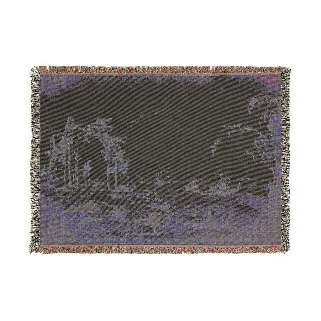 Francesco Guardi - Capriccio with a Squall on the Lagoon | Woven Tapestry Blanket