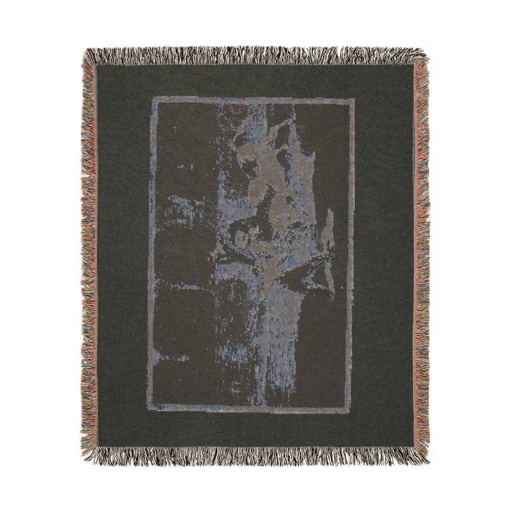 Francisco José de Goya y Lucientes - A Moor Caught by the Bull in the Ring, plate 8 from The Art of Bullfighting | Woven Tapestry Blanket
