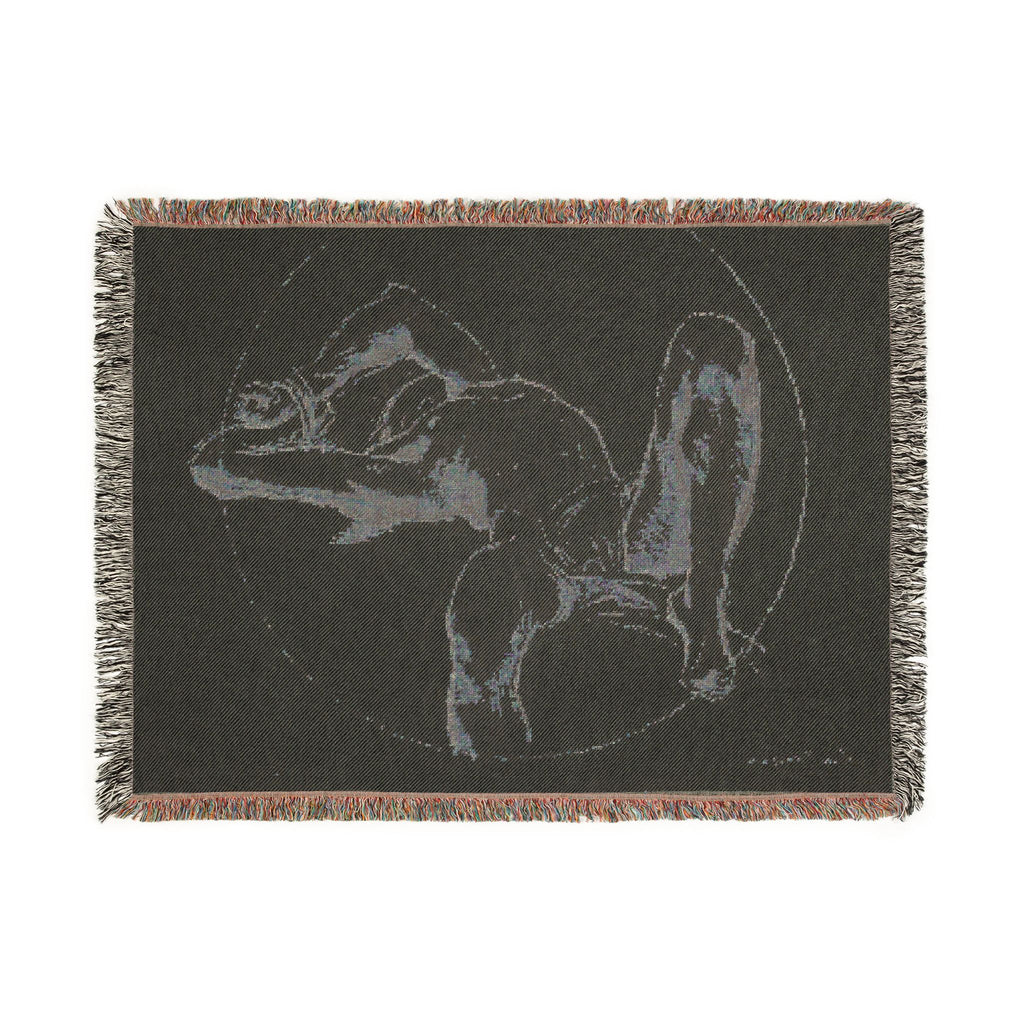 John Singer Sargent - Bound Man (recto); Sketch of Bound Man (verso) | Woven Tapestry Blanket