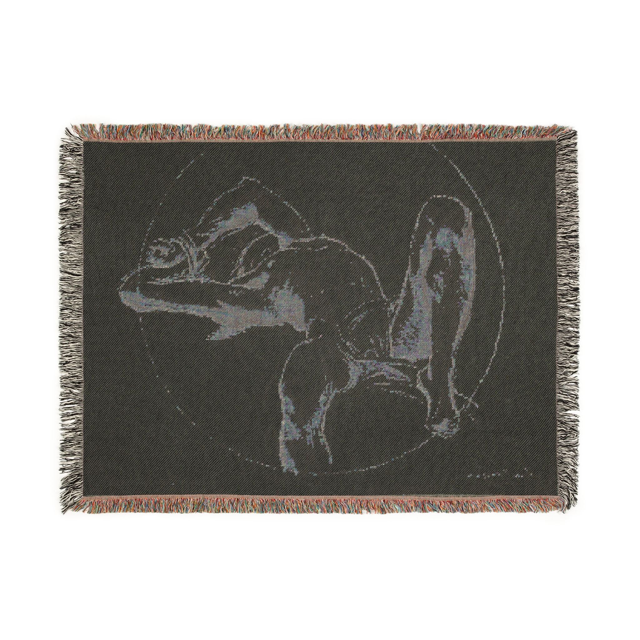 John Singer Sargent - Bound Man (recto); Sketch of Bound Man (verso) | Woven Tapestry Blanket
