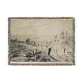 Charles François Daubigny - Sunrise | Woven Tapestry Blanket