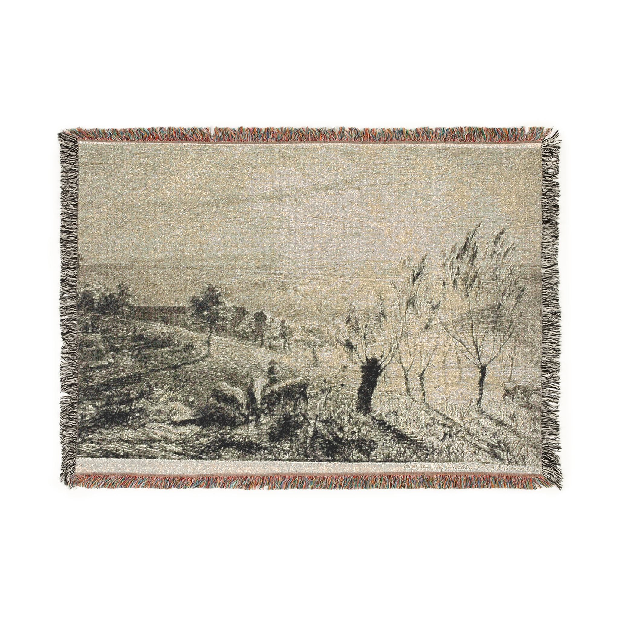 Charles François Daubigny - Sunrise | Woven Tapestry Blanket