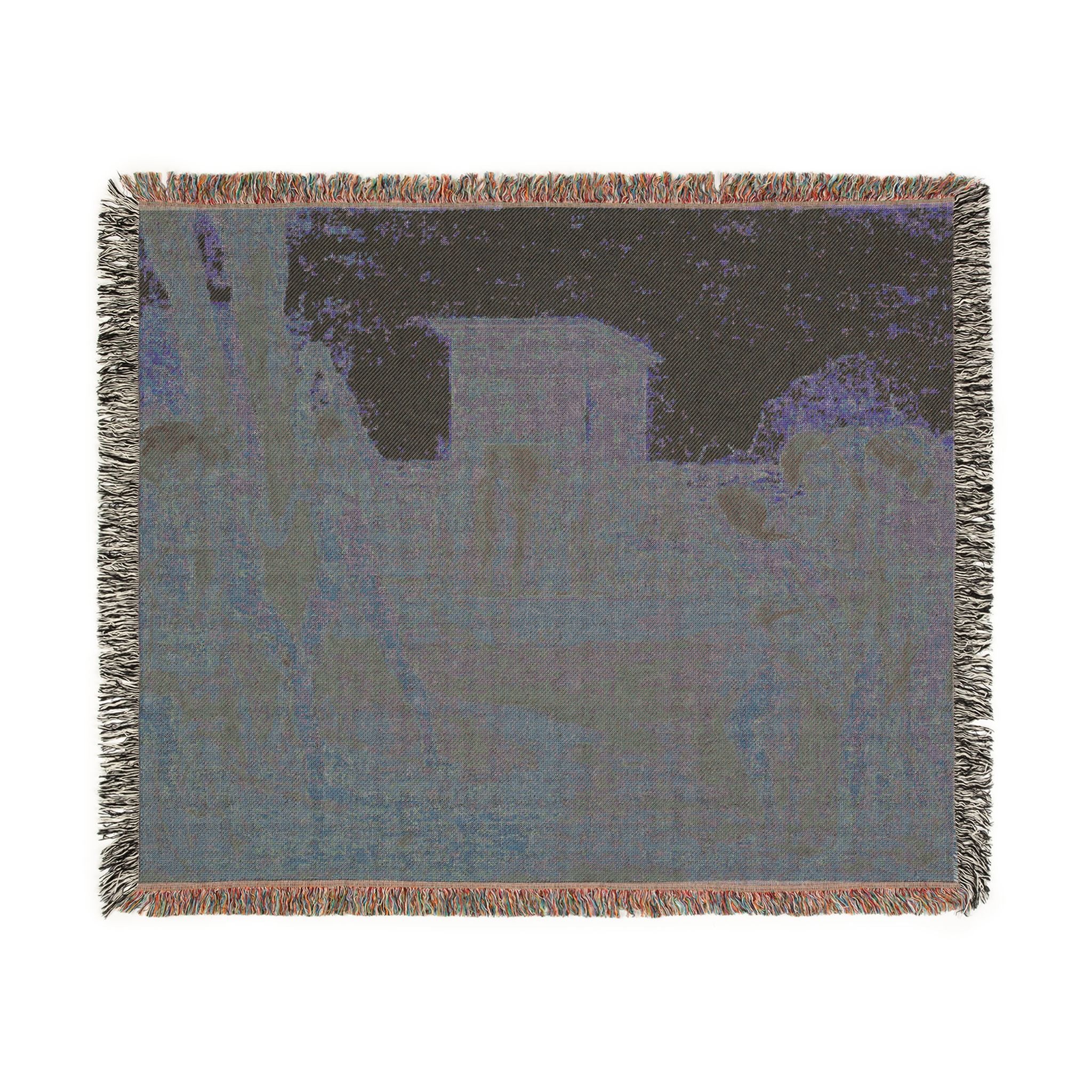 Hilaire Germain Edgar Degas - Young Spartan Girls Challenging Boys | Woven Tapestry Blanket