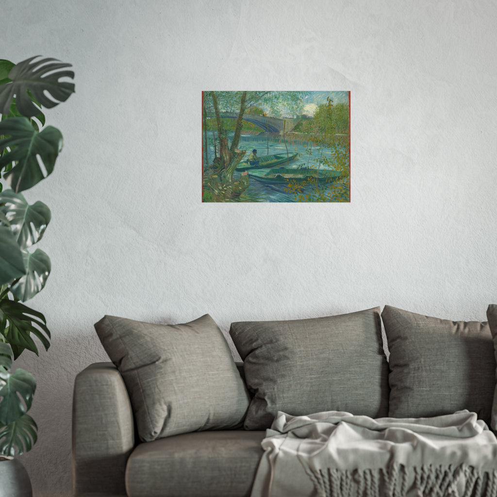Vincent van Gogh - Fishing in Spring, the Pont de Clichy | Fine Art Poster