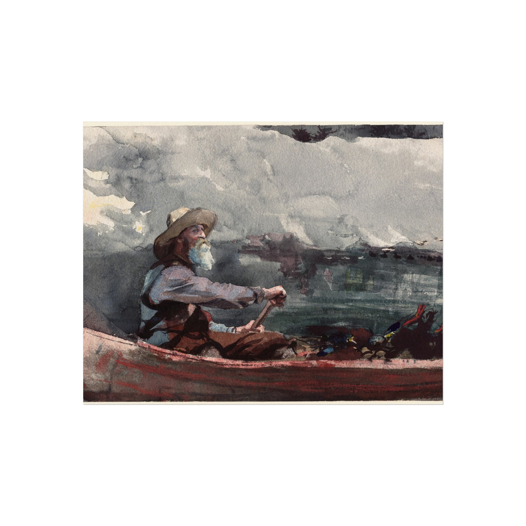 Winslow Homer - Adirondacks Guide | Fine Art Poster