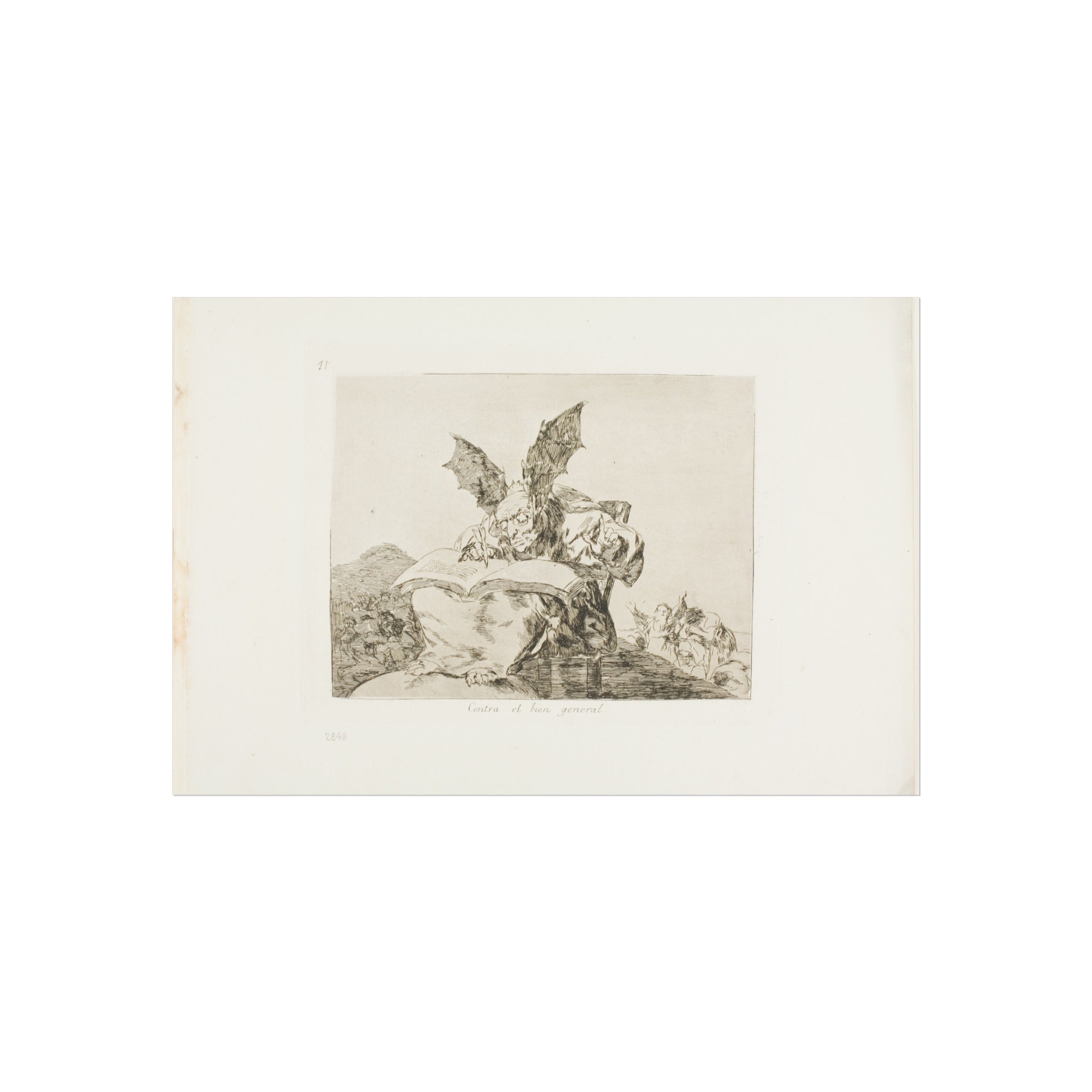 Francisco José de Goya y Lucientes - Against the Common Good, plate 71 from The Disasters of War | Fine Art Poster