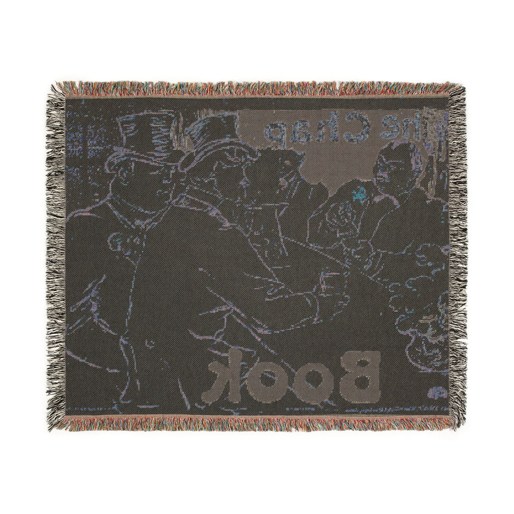 Henri de Toulouse-Lautrec - Irish and American Bar, Rue Royale—The Chap Book | Woven Tapestry Blanket