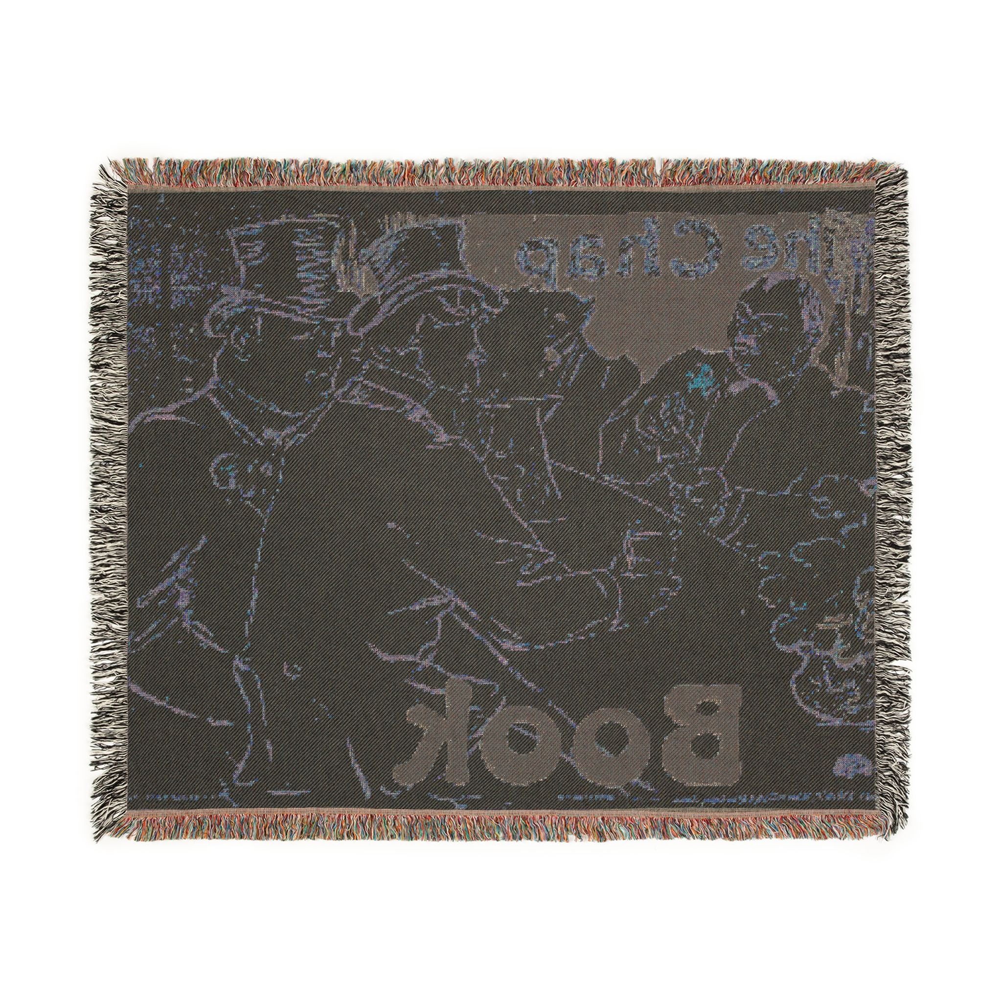 Henri de Toulouse-Lautrec - Irish and American Bar, Rue Royale—The Chap Book | Woven Tapestry Blanket