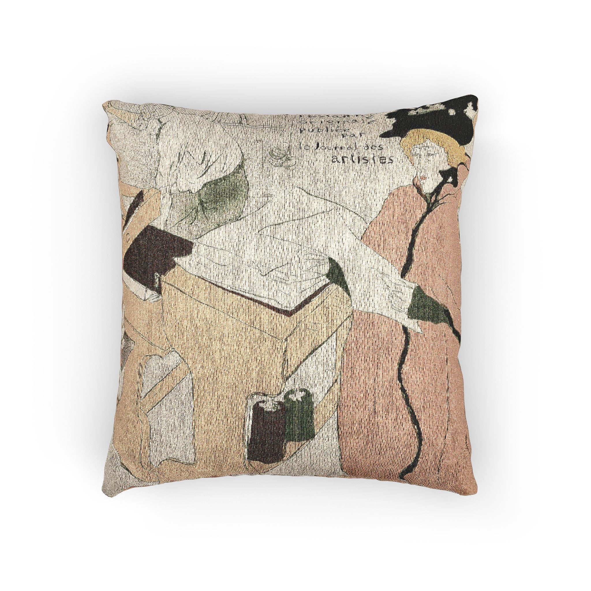 Henri de Toulouse-Lautrec - Cover for the first album of L'Estampe originale | Woven Pillow
