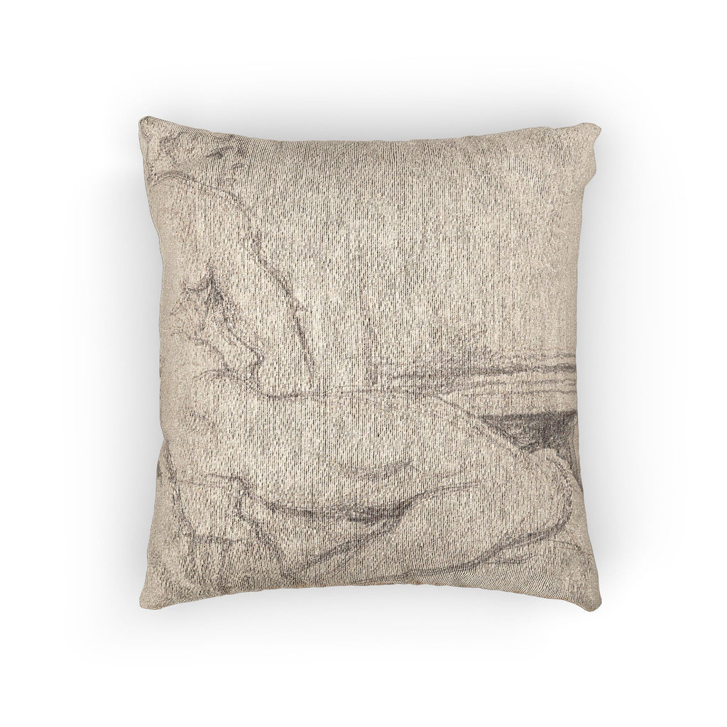 Paul Cezanne - Hercules Resting | Woven Pillow