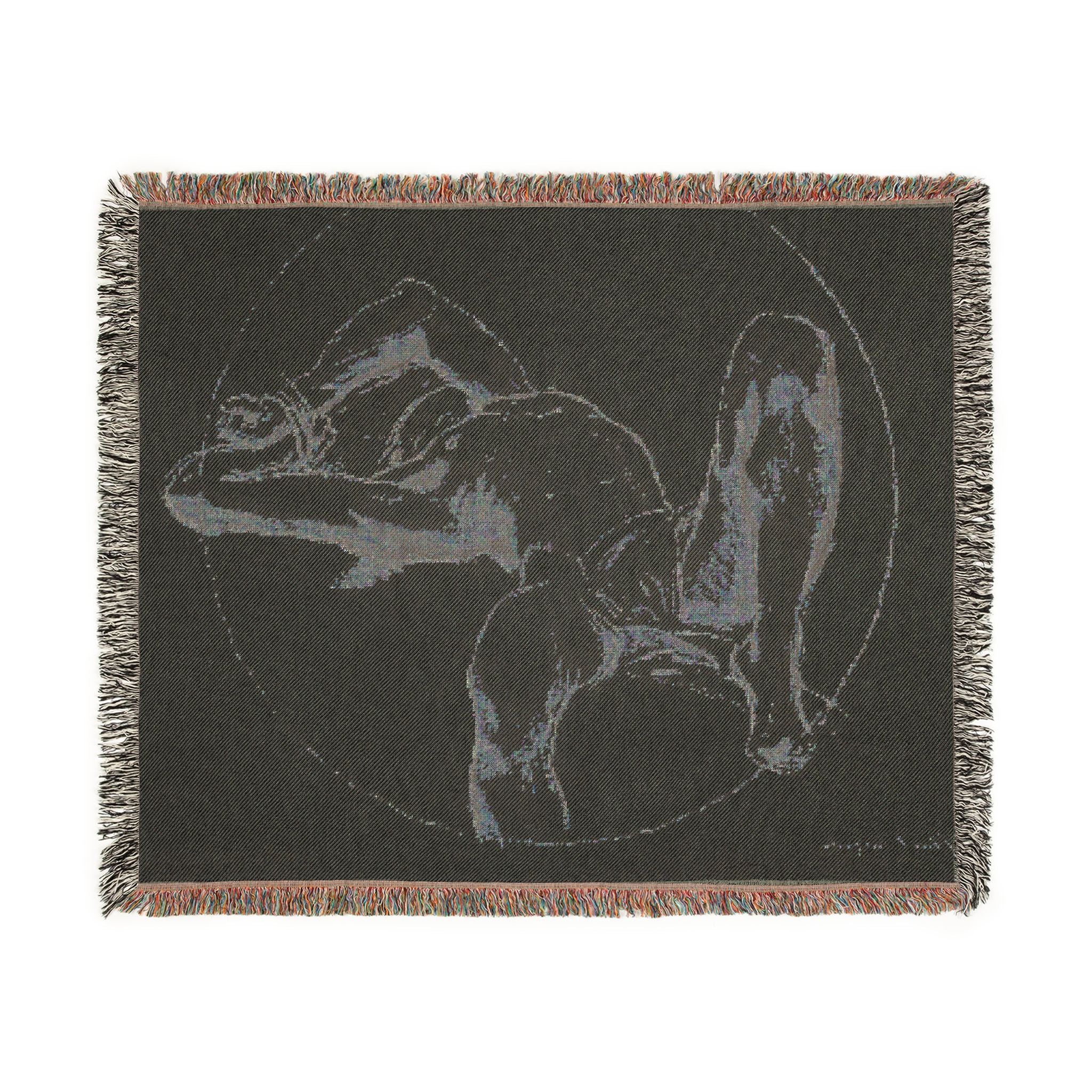 John Singer Sargent - Bound Man (recto); Sketch of Bound Man (verso) | Woven Tapestry Blanket