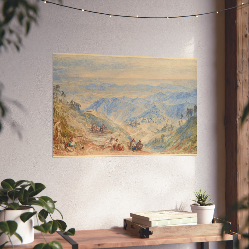 Joseph Mallord William Turner - Mussooree and the Dhoon from Landour | Fine Art Poster