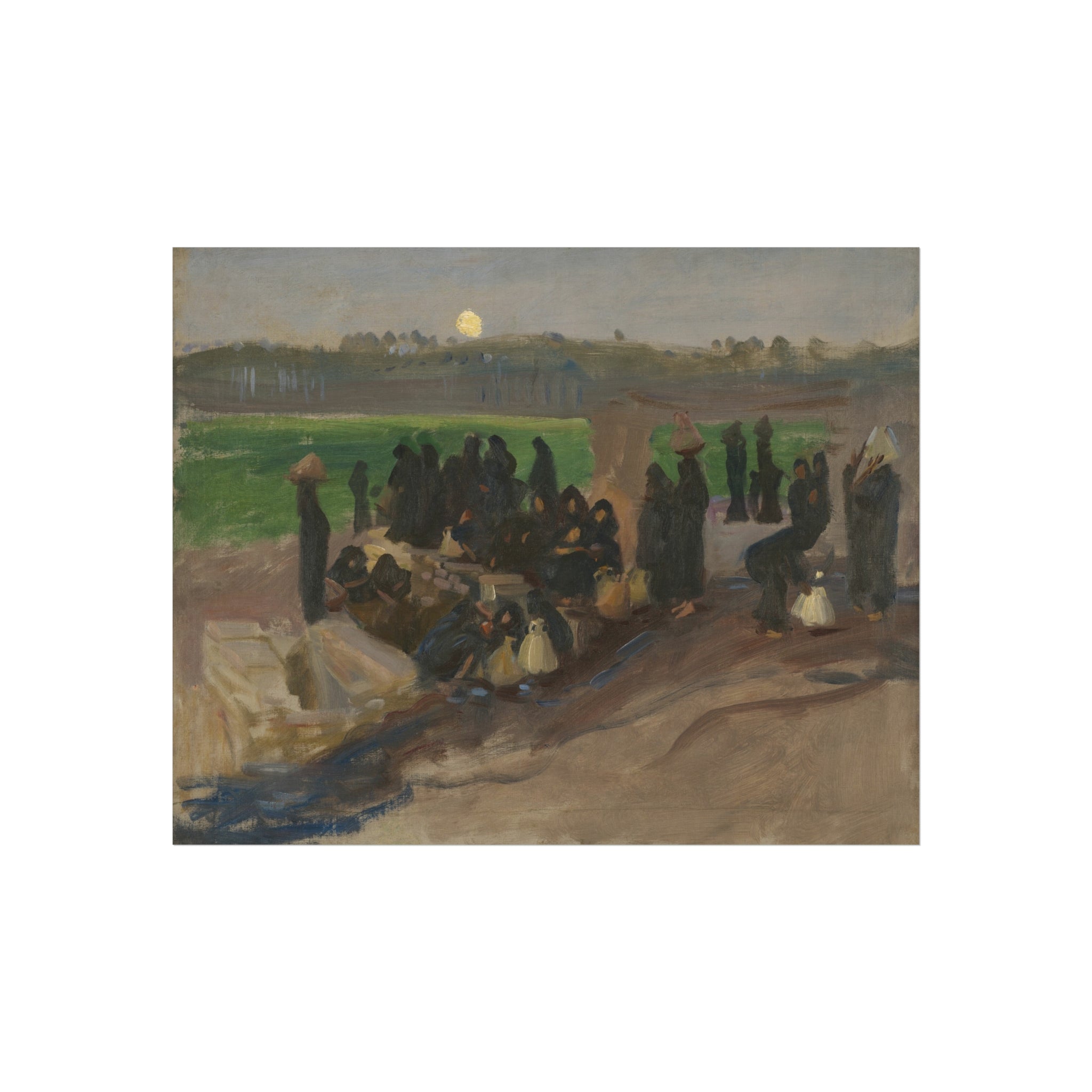 Water Carriers on the Nile John Singer Sargent Fine Art Poster