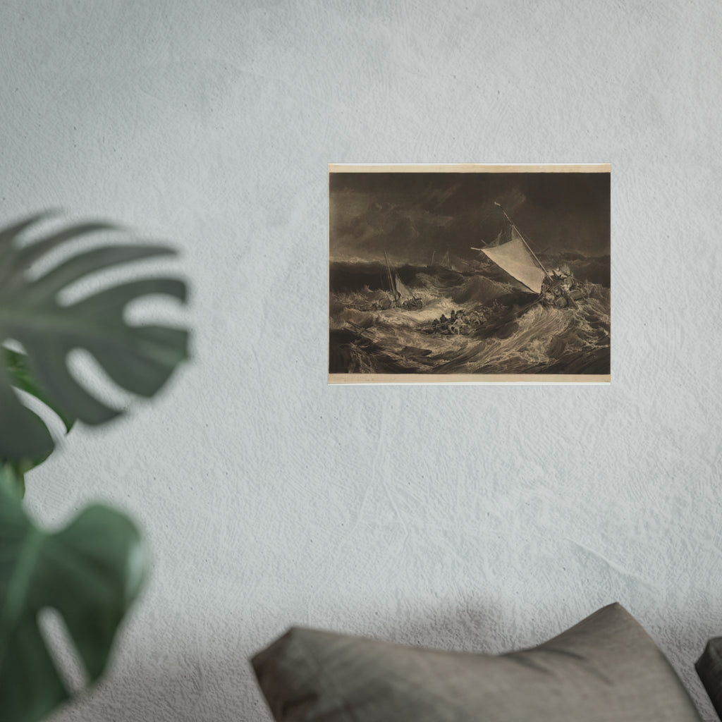 Charles Turner - A Shipwreck | Fine Art Poster