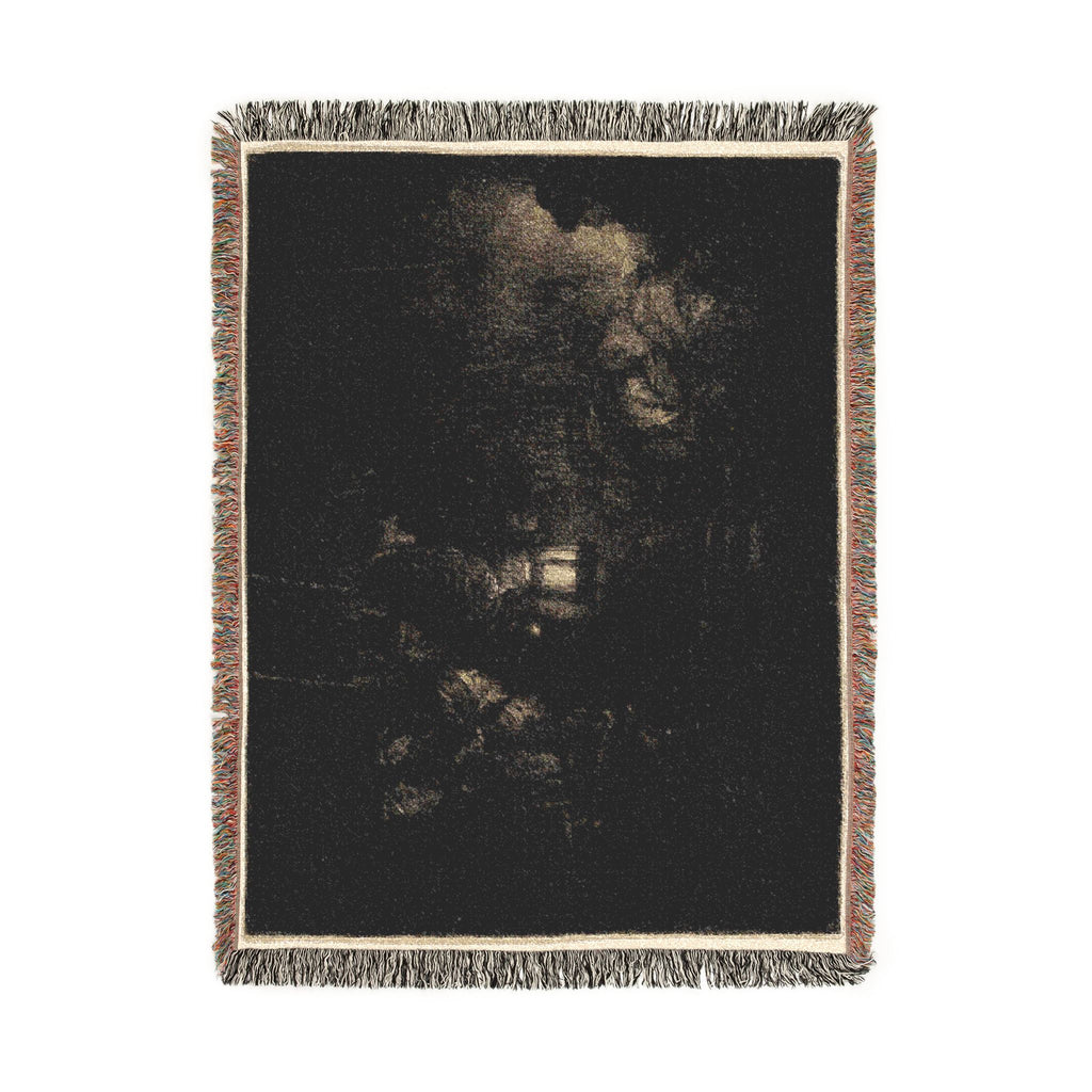 Rembrandt van Rijn - The Adoration of the Shepherds A Night Piece | Woven Tapestry Blanket