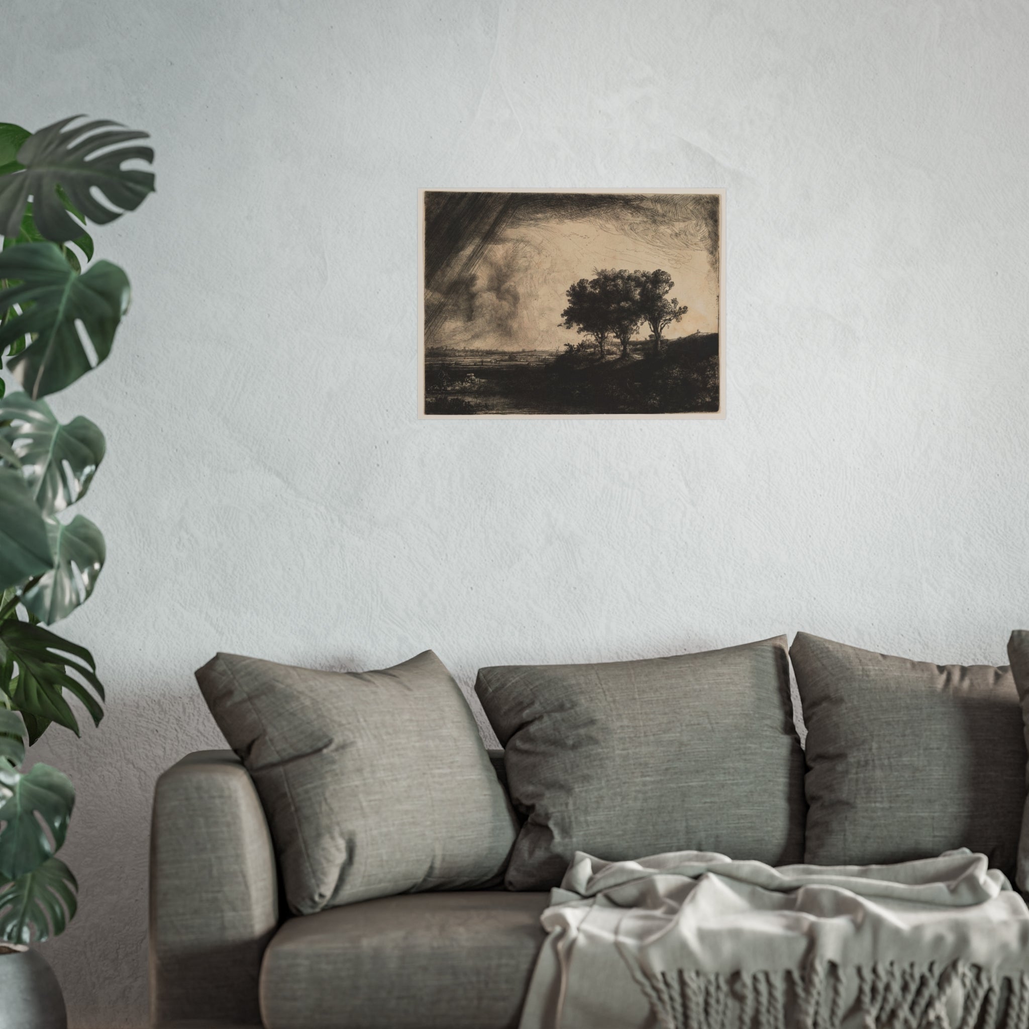 Rembrandt van Rijn - The Three Trees | Fine Art Poster