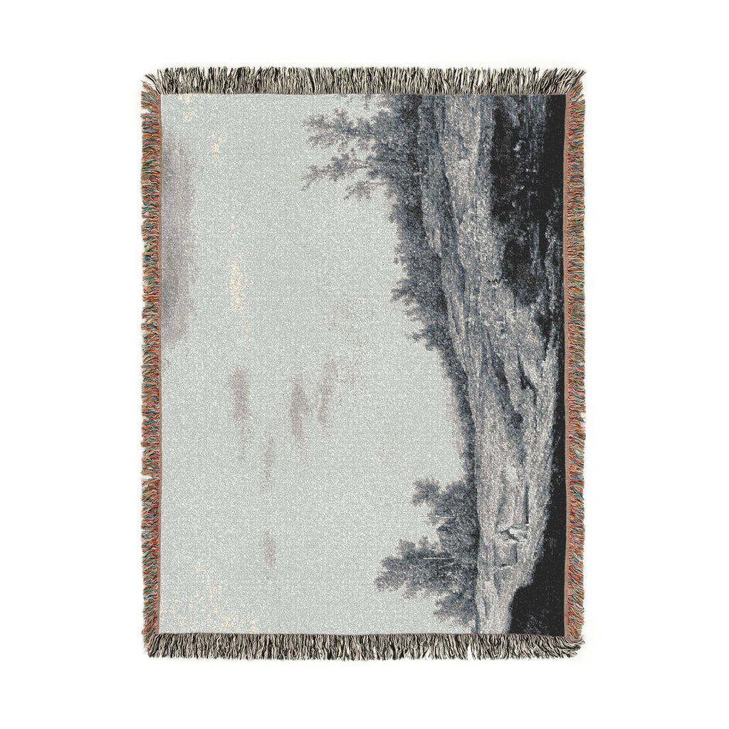 Aelbert Cuyp (1620 - 1691) - Spring landscape - 861G - Gemäldegalerie | Woven Tapestry Blanket