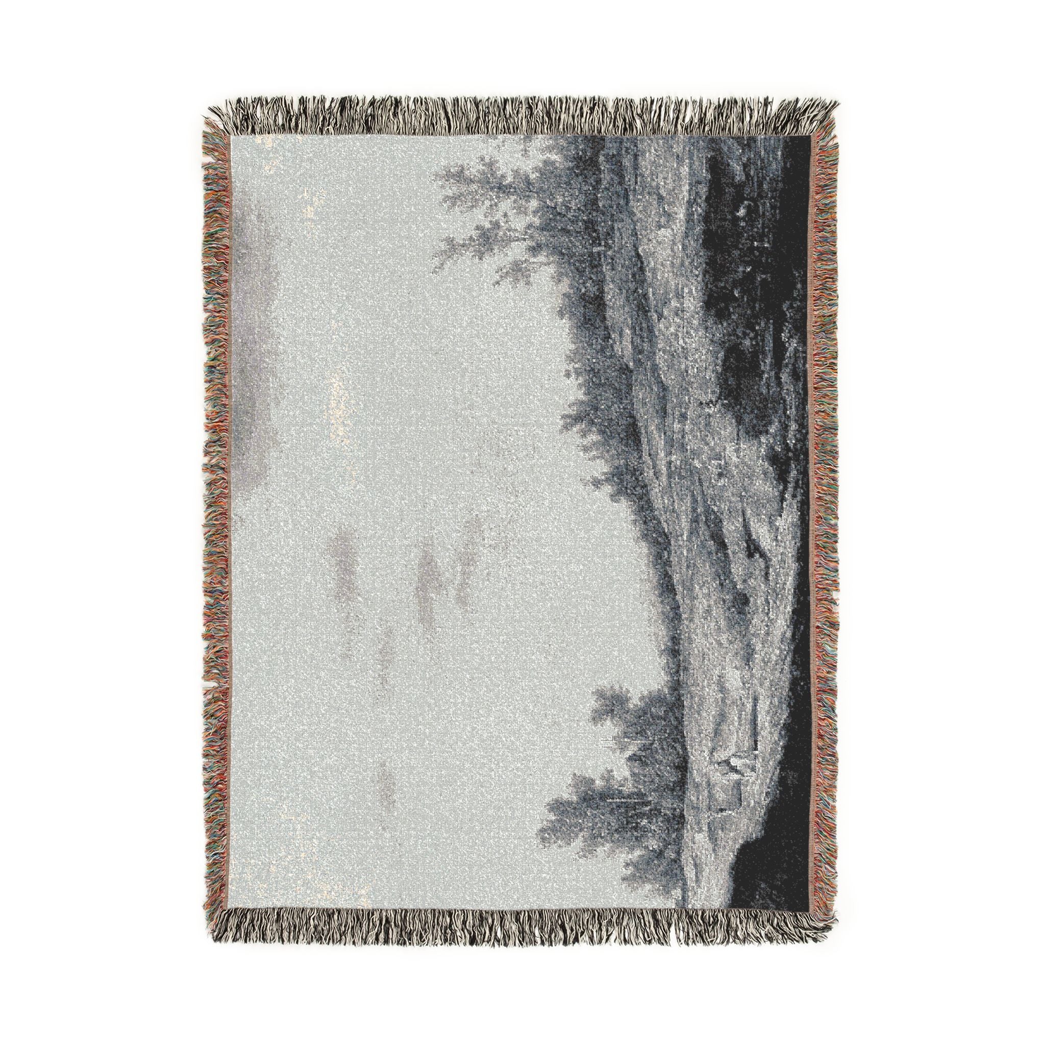Aelbert Cuyp (1620 - 1691) - Spring landscape - 861G - Gemäldegalerie | Woven Tapestry Blanket