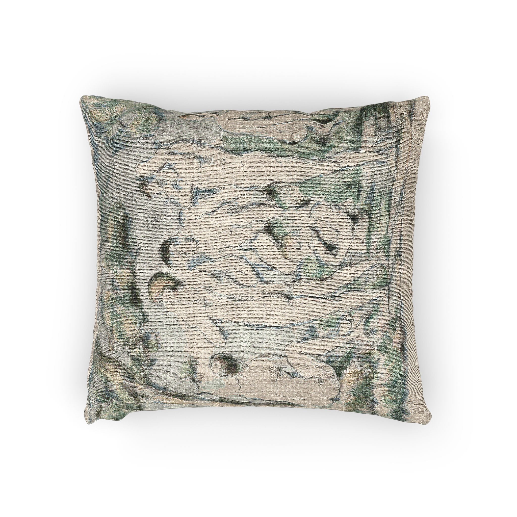 Paul Cezanne - Small Bathers | Woven Pillow