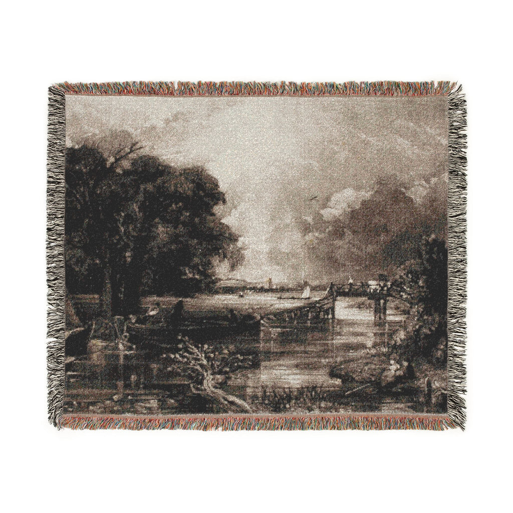 David Lucas - River Stour, Suffolk | Woven Tapestry Blanket