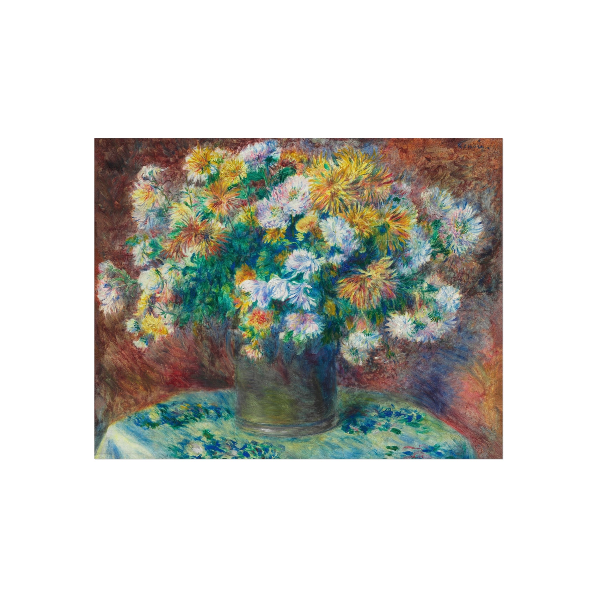 Pierre-Auguste Renoir - Chrysanthemums | Fine Art Poster