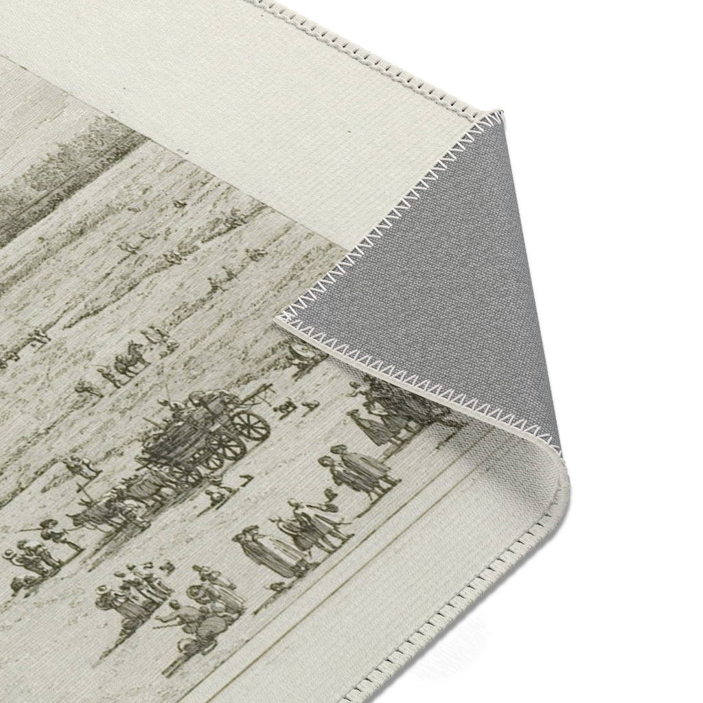 Canaletto - S. Giustina in prà della Vale, from Vedute | Area Rug
