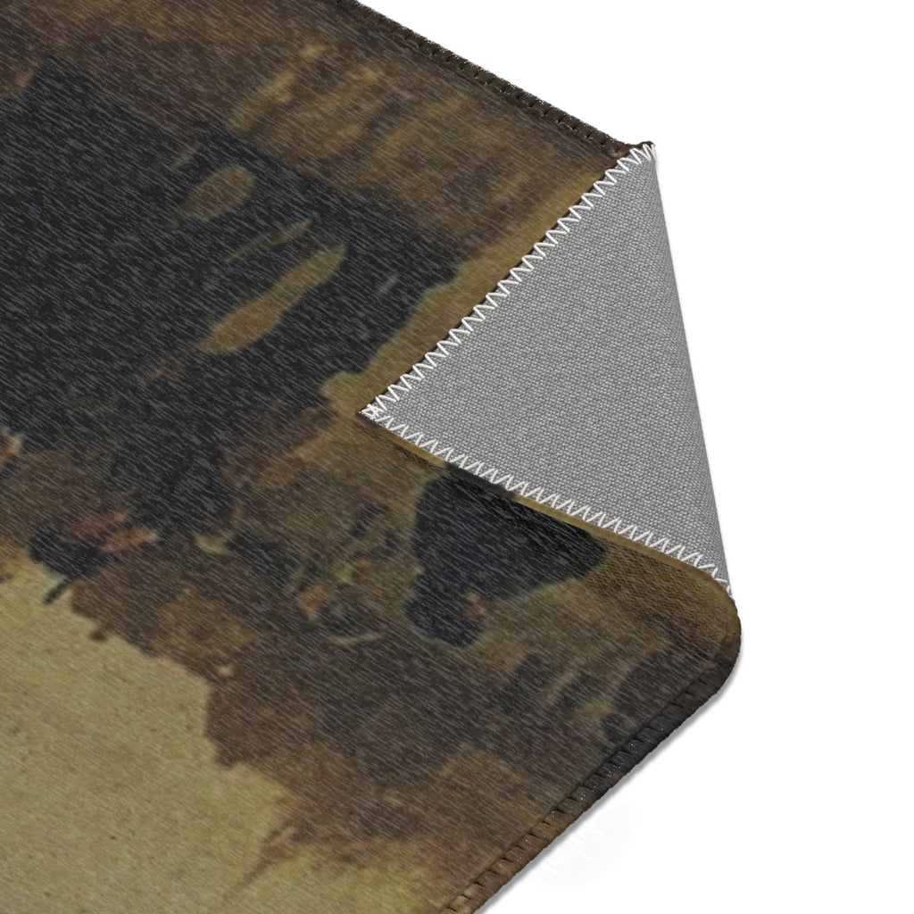 Schilderij, Aelbert Cuyp, met ruïne van Huis te Merwede (12091275046) | Area Rug