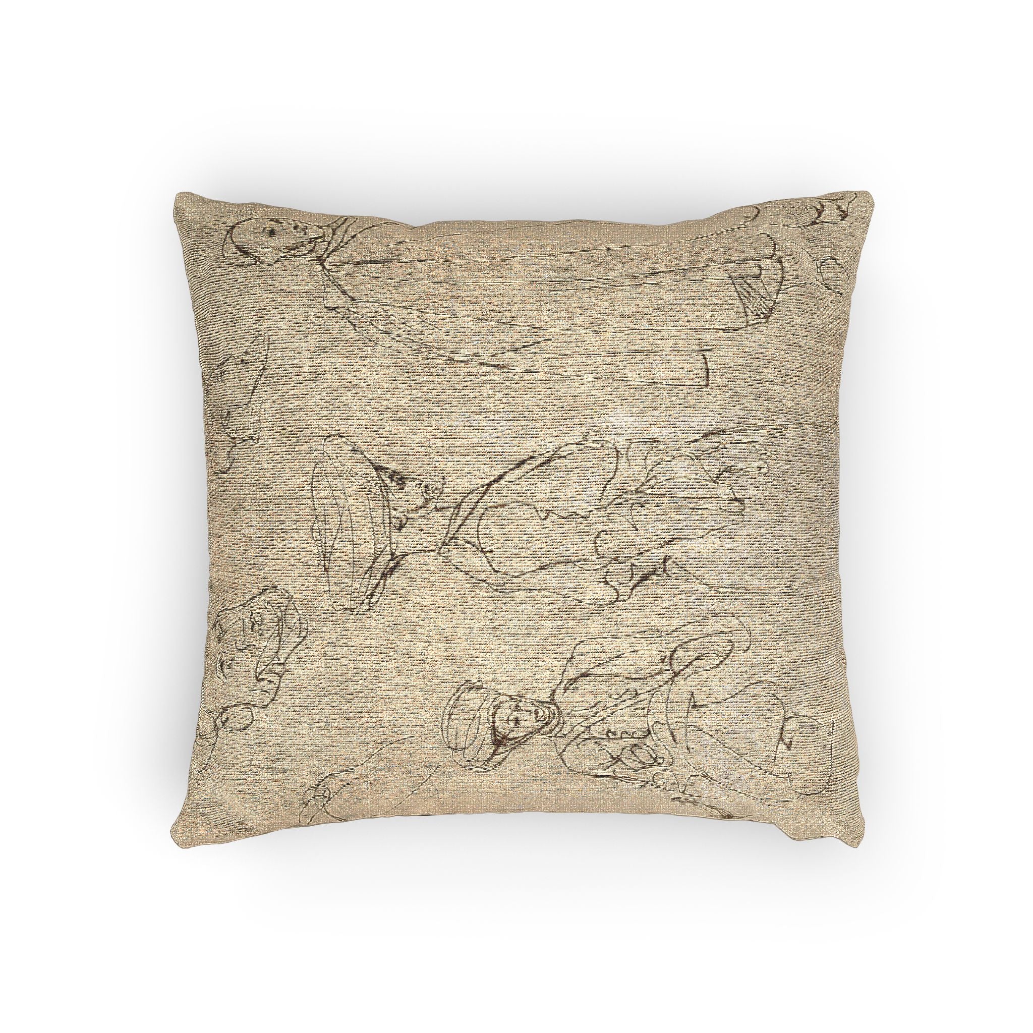 Eugène Delacroix - Sketches of Algerian Men | Woven Pillow