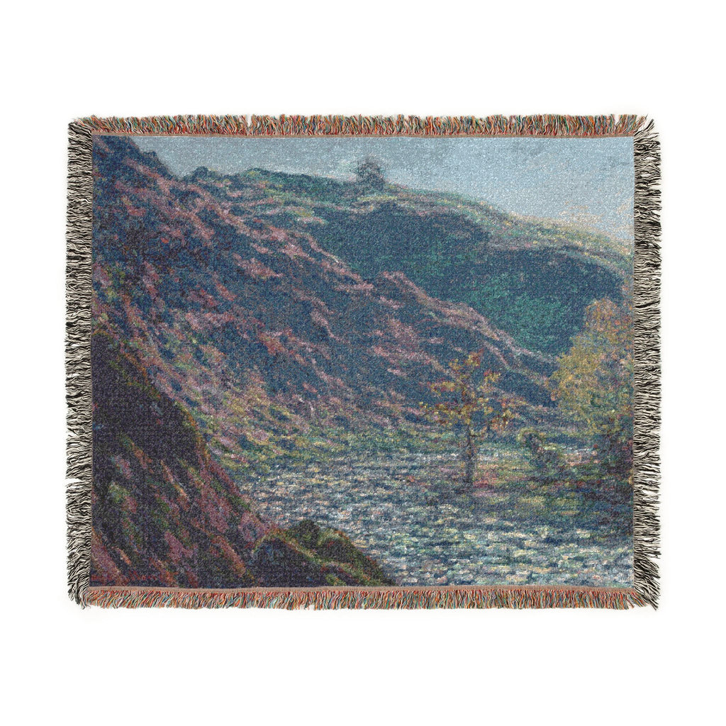 Claude Monet - The Petite Creuse River | Woven Tapestry Blanket