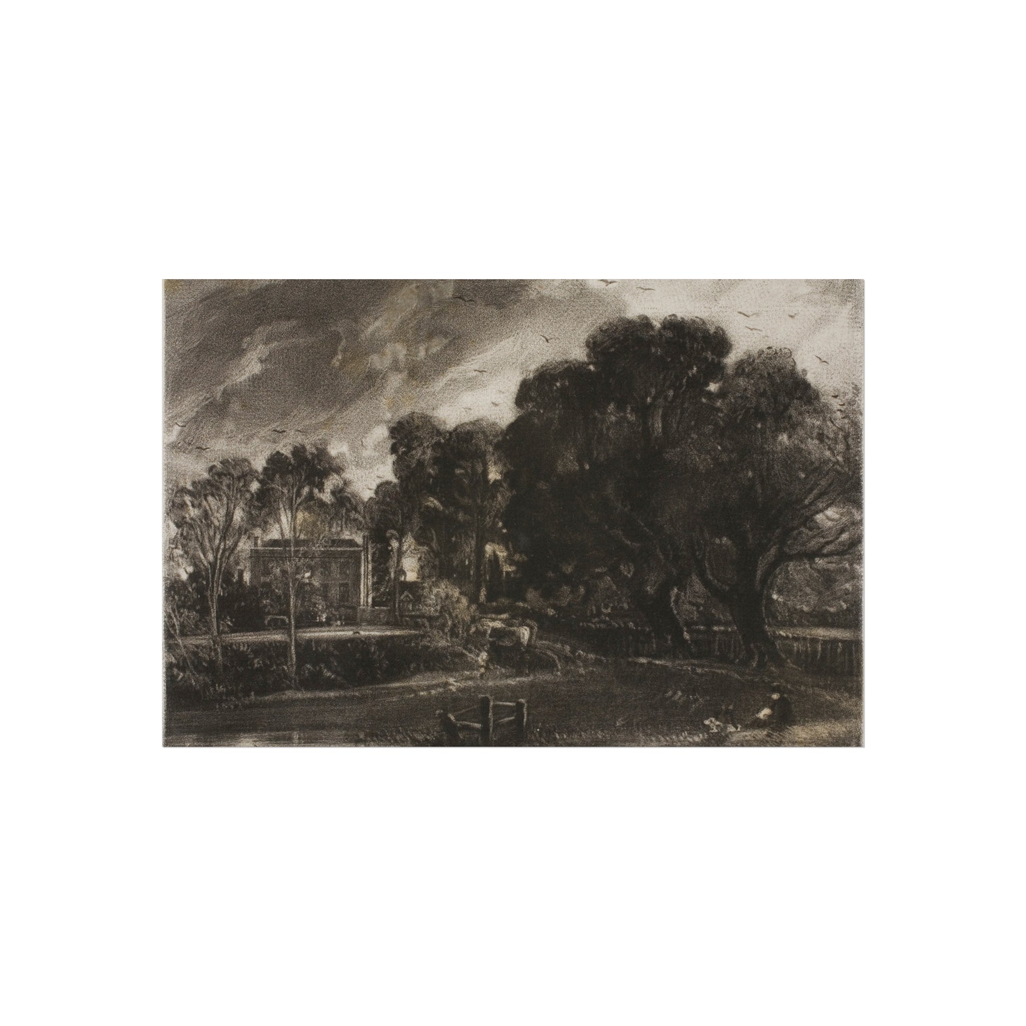 David Lucas - Frontispiece, to Mr. Constable's English Landscape, East Bergholt, Suffolk | Fine Art Poster