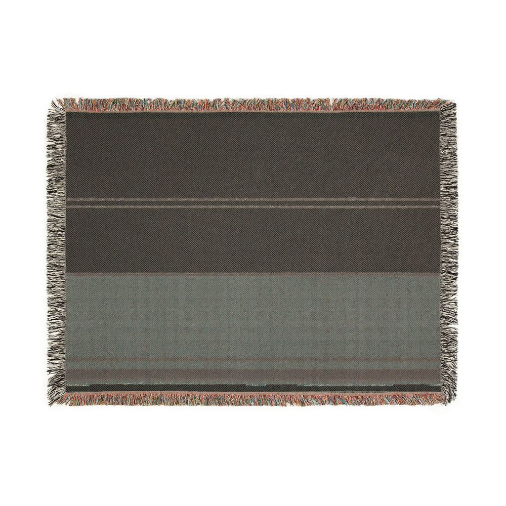 Orchard Throw — Stone · Fig · Slate