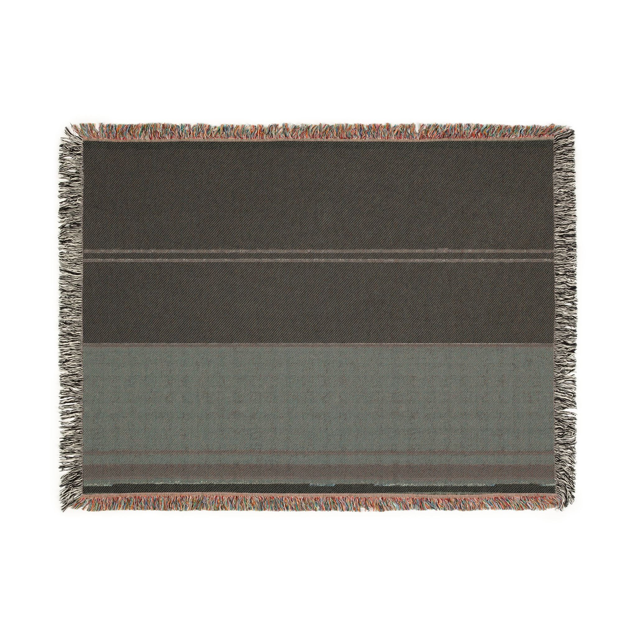 Orchard Throw — Stone · Fig · Slate