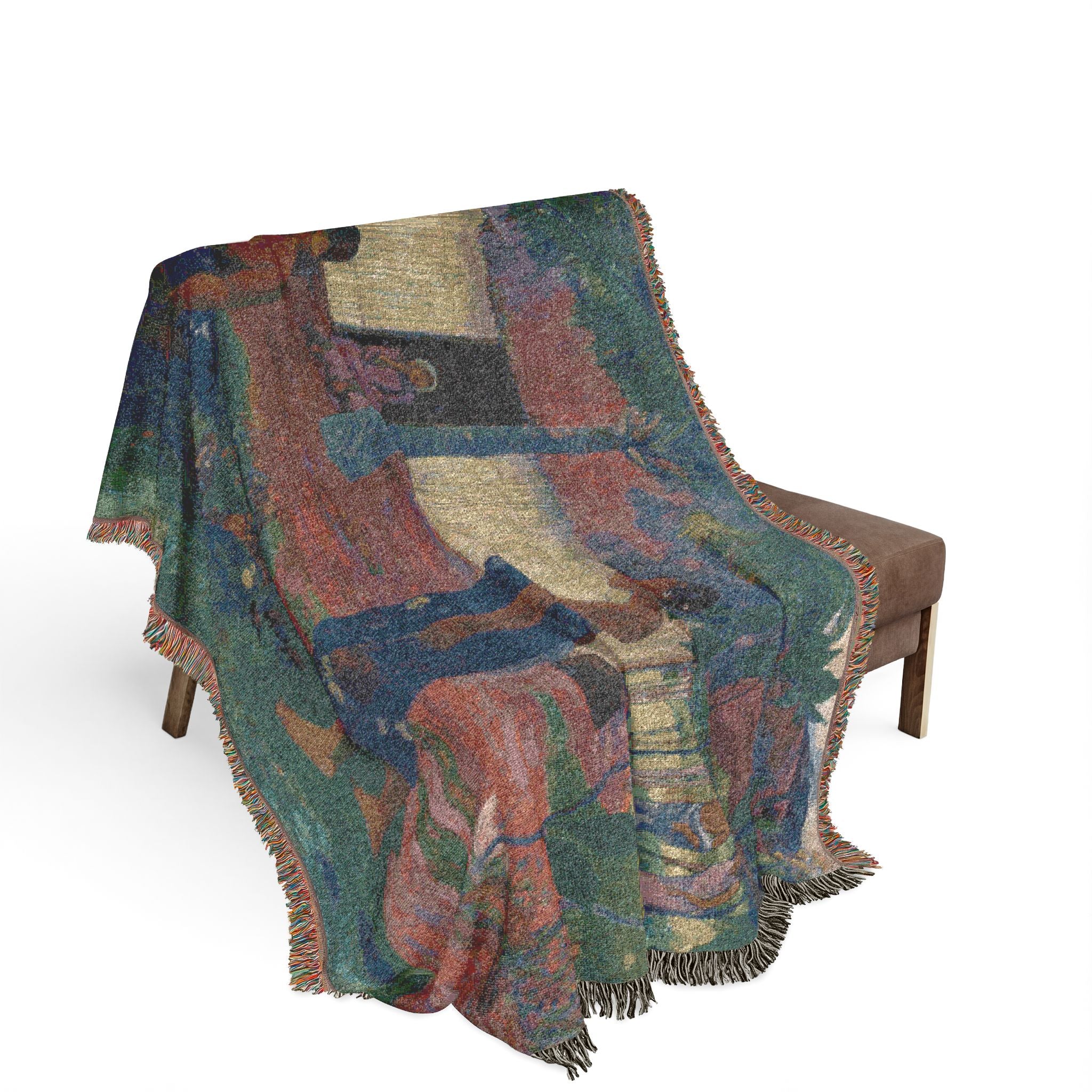 Why Are You Angry? Paul Gauguin Tapestry Blanket