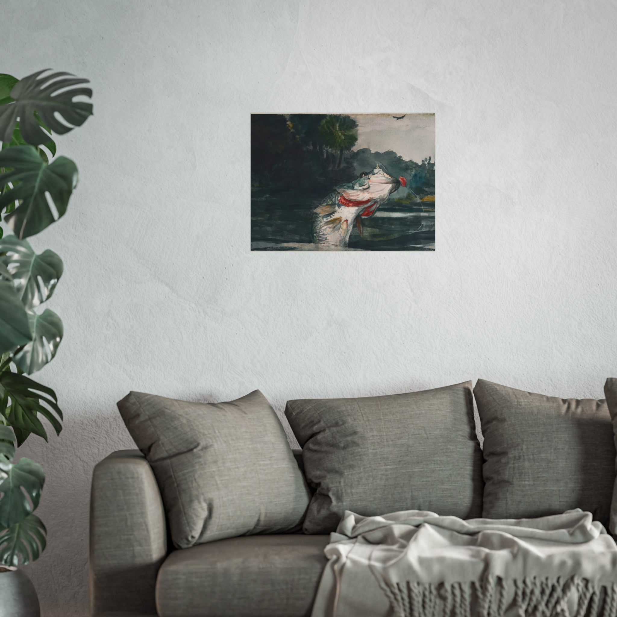 Winslow Homer - Life-Size Black Bass | Fine Art Poster