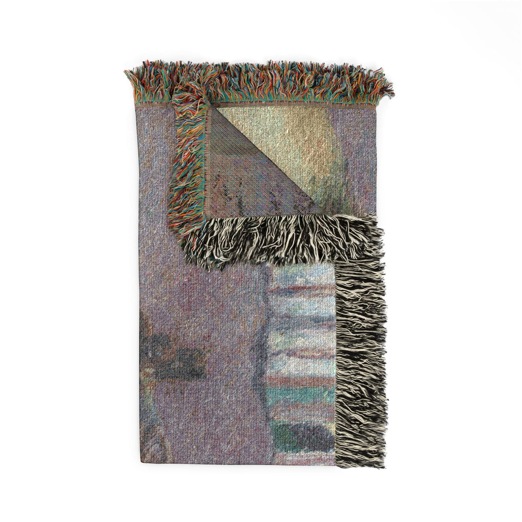 Paul Gauguin - Still Life Wood Tankard and Metal Pitcher | Woven Tapestry Blanket