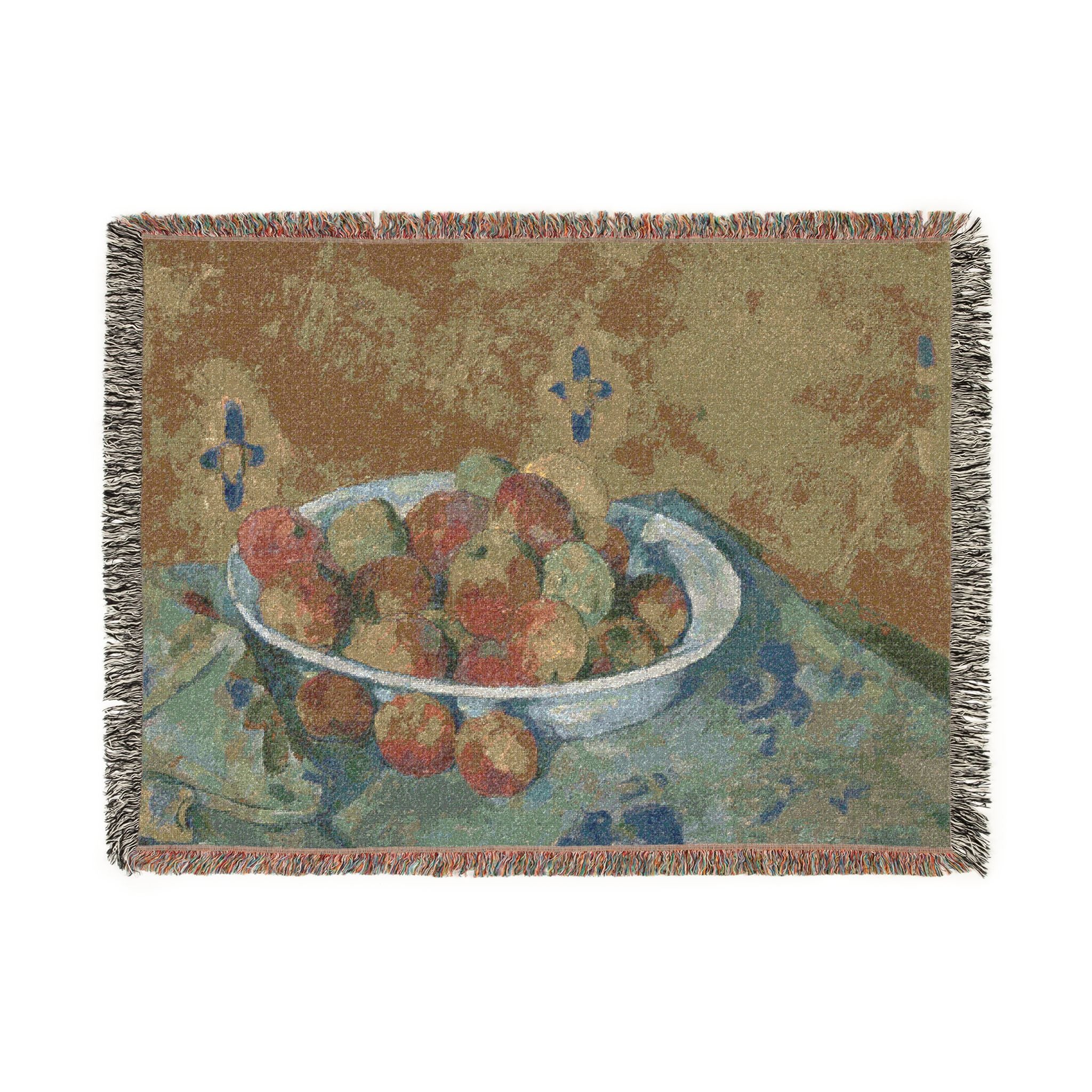 Paul Cezanne - The Plate of Apples | Woven Tapestry Blanket