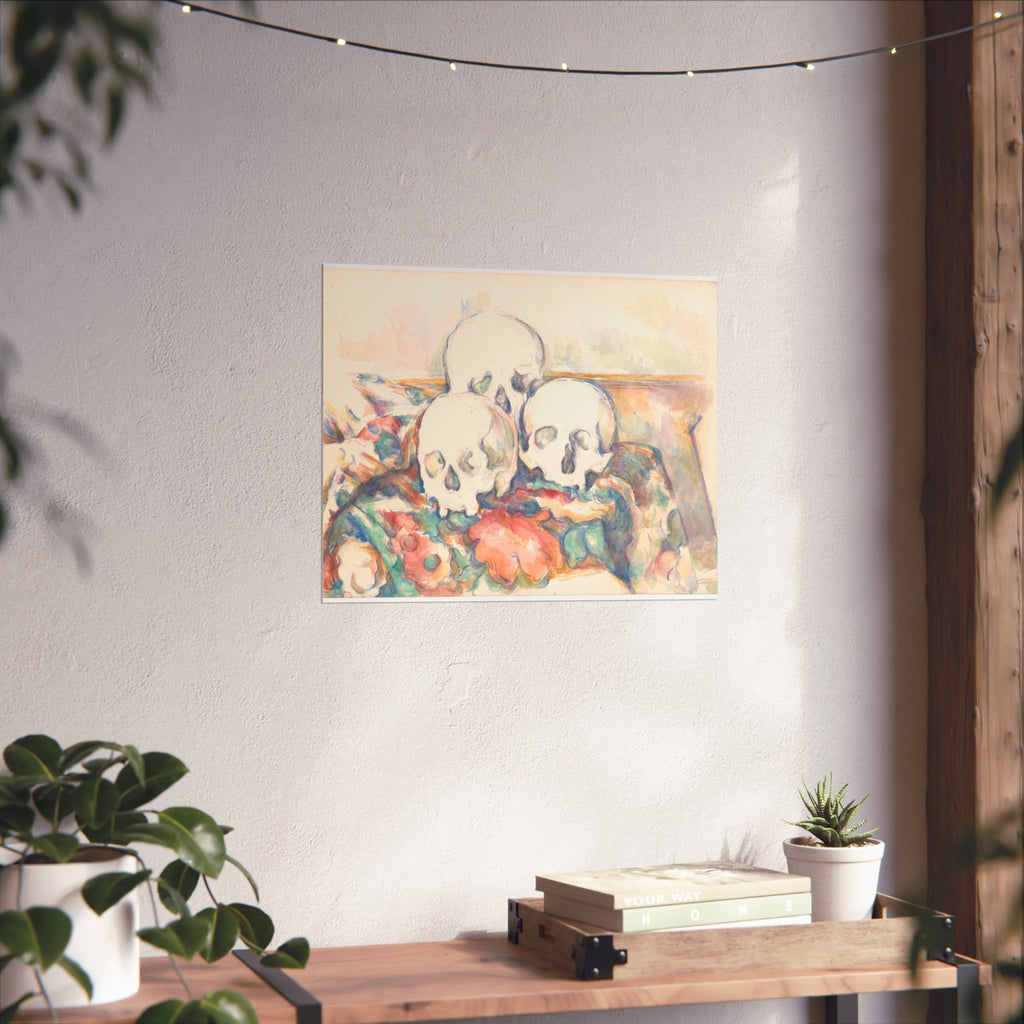 Paul Cezanne - The Three Skulls | Fine Art Poster