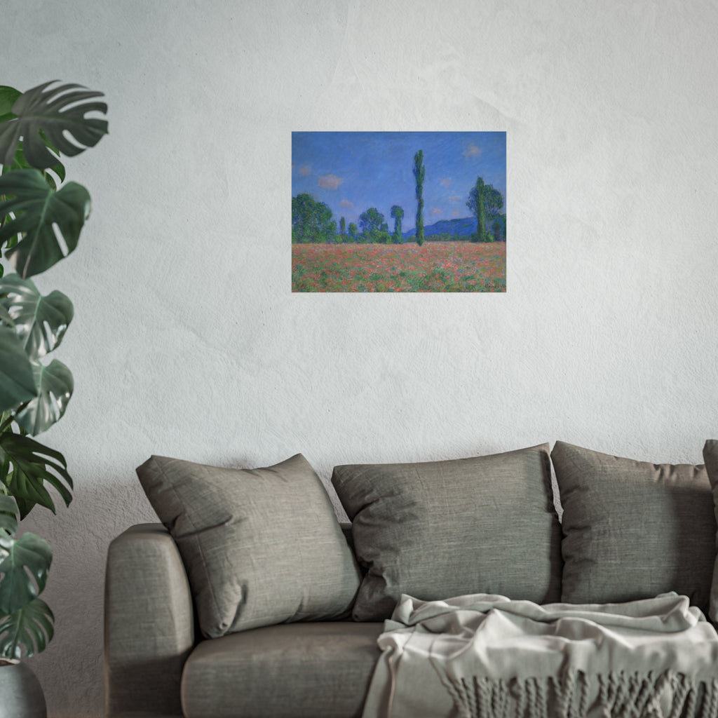 Claude Monet - Poppy Field (Giverny) | Fine Art Poster
