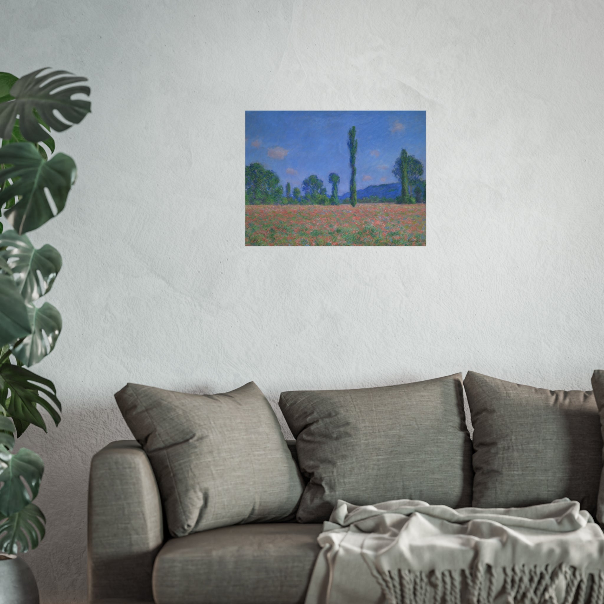 Claude Monet - Poppy Field (Giverny) | Fine Art Poster