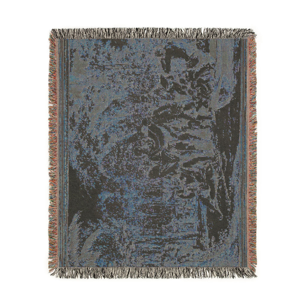 Jean Michel Moreau - The Arrival of Jean-Jacques Rousseau to the Champs-Élysées | Woven Tapestry Blanket