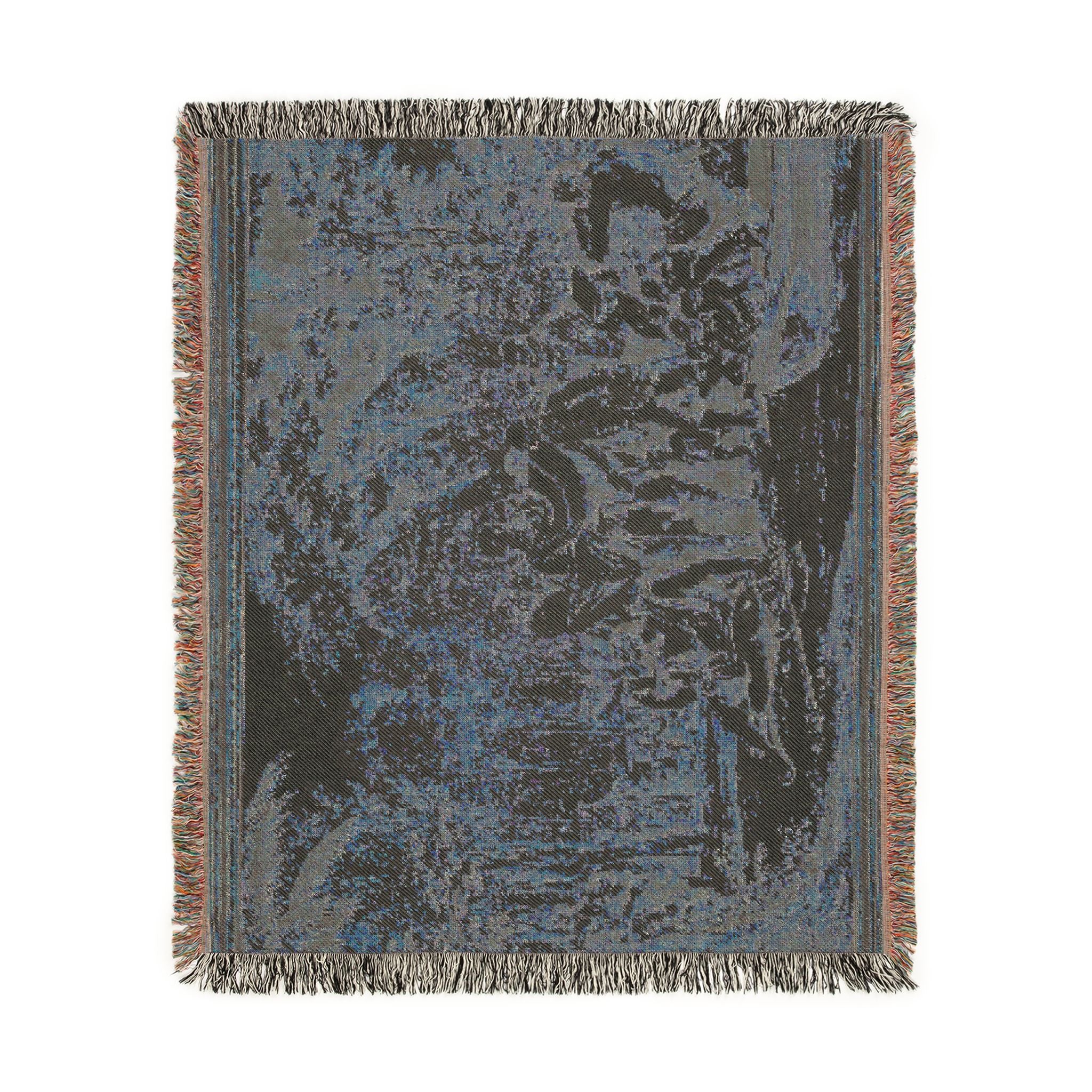 Jean Michel Moreau - The Arrival of Jean-Jacques Rousseau to the Champs-Élysées | Woven Tapestry Blanket