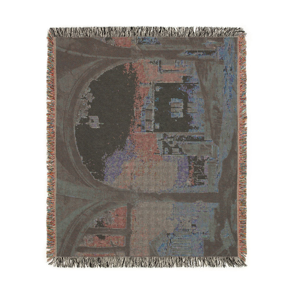 Follower of Canaletto - Portico with a Lantern | Woven Tapestry Blanket