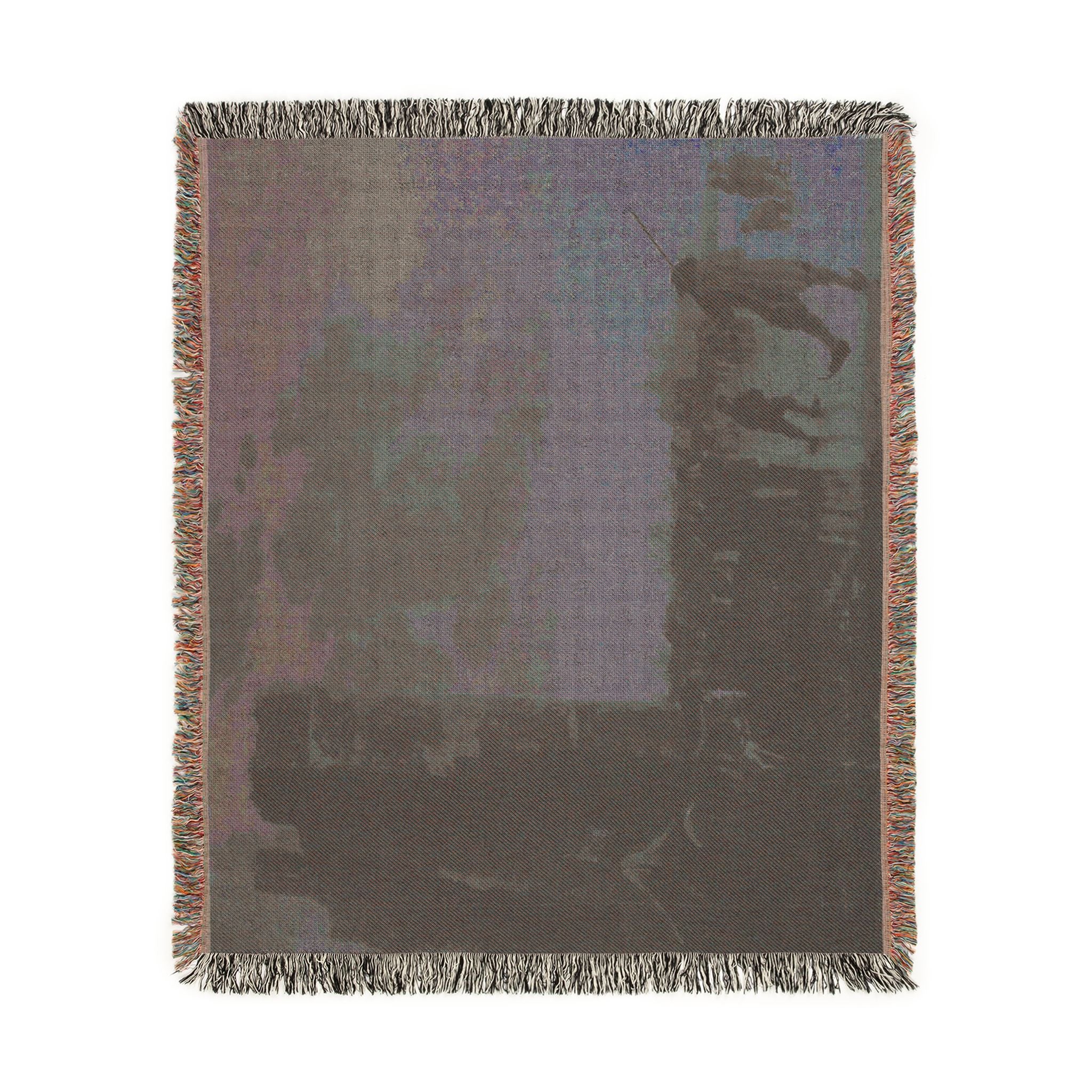 Schilderij, Aelbert Cuyp, met ruïne van Huis te Merwede (12091275046) | Woven Tapestry Blanket